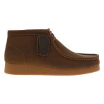 Bottines cuir patin clarks marron