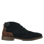Bottine cuir redskins tavori - homme - bleu - lacets - automne hiver