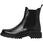 Bottine cuir tamaris chelsea - noir