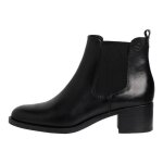Bottines cuir tamaris chelsea - noir