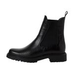 Bottine cuir tamaris chelsea - noir coco