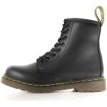 Bottines - doc martens - delaney - cuir noir - mixte - enfant