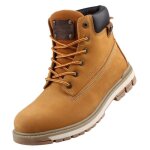 Bottines - dockers by gerli - 43lu001 - 300910 - cuir nubuck - jaune - haute tige