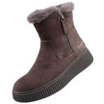 Bottines - dockers by gerli - 55kj303 - 770220 - gris - femme - talon plat 45 cm