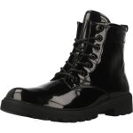 Bottine enfant / fille geox casey j9420g - noir - lacets - cuir verni Bottine enfant / fille geox casey j9420g - noir - lacets - cuir verni