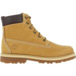 Bottines enfant timberland courma kid - jaune - cuir - lacets