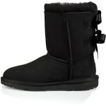 Bottines enfant ugg bailey bow ii grand - noir - nuds en satin