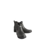 Bottines femme - aigle - carville 2 - cuir - lacets - noir