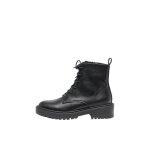 Bottines femme en cuir  lacets only onlbold - 17 - noir - taille 38