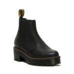 Bottines femme - dr martens - rometty chelsea - cuir - talon compensé - noir Bottines femme - dr martens - rometty chelsea - cuir - talon compensé - noir