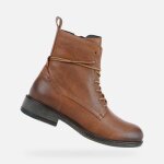 Bottines femme - geox - d catria - cuir marron - confortable - respirant
