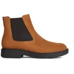 Bottines femme - geox d spherica ec1 - talon plat - marron