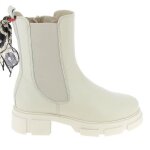 Bottines femme - goodstep - berry beige - lacets - synth�tique - plat