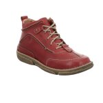 Bottines pour femmes - josef seibel - neele 52 - cuir - lacets - talon plat