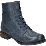Bottines pour femmes - josef seibel - sanja 01 - cuir - zip - bleu Bottines pour femmes - josef seibel - sanja 01 - cuir - zip - bleu