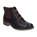 Bottines pour femmes - josef seibel - sienna 83 - noir - lacets - plat - moyenne Bottines pour femmes - josef seibel - sienna 83 - noir - lacets - plat - moyenne