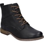 Bottines pour femmes - josef seibel - sienna 95 - cuir - lacets - talon plat