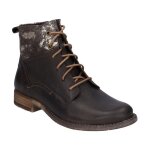 Bottines pour femmes - josef seibel - sienna 95 - marron - cuir - lacets
