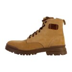 Bottine femme - kaporal - guelim - cuir - marron - fermeture zip