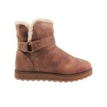 Bottines femme - keepsakes 2. 0 - synth�tique - marron - talon plat - confortable pour lautomne et lhiver ...