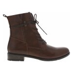 Bottines femme - marco tozzi - talon dcroch bas - couleur caf - hauteur 3 cm - tige synthtique