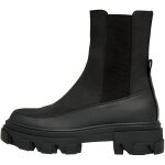 Bottines femme - only - chunky - nubuck pu - talon 50 cm - noir