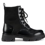 Bottines femme - les ptites bombes - chelby - talon carr - fermeture zip - noir