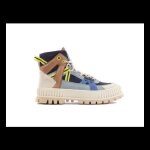 Bottines femme - palladium - pallashock outcity - bleu - lacets - taille 39