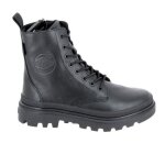 Bottines femme palladium pallatropper off noir - cuir - lgantes et simples