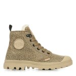 Bottines femme palladium pampa hi zip wl - dear brwn aop safari - m - 37