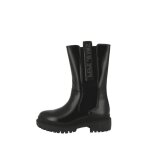 Bottines femme pepe jeans - ref 58338 999 - noir - talon large 5cm - lacets
