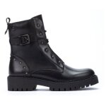 Bottines femme pikolinos aviles - noir - lacets - cuir - carr