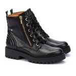 Bottines femme - pikolinos - avils w6p - 8560 - noir - motard - confortable