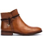Bottine femme - pikolinos royal 116212 - cuir marron - talon carr 3cm - lacets