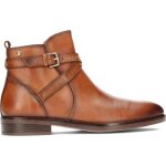 Bottines femme pikolinos w3c8869 puertollano - brandy - marron - cuir - femme - zip - haute - adulte