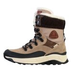 Bottines femme - rieker - torere - cuir - beige - fermeture lacets / zip