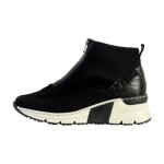 Bottine  compense rieker wildebuk - noir