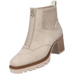 Bottines femme - rieker - y9050 - 62 - talon haut 6 cm - fermeture clair - beige