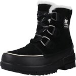 Bottine femme sorel 92374 en textile noir avec semelle en gomme