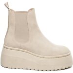 Bottines femme - steve madden - pegasus - beige suede - talon compensé 65 cm Bottines femme - steve madden - pegasus - beige suede - talon compensé 65 cm