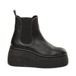 Bottines femme steve madden pegasus - daim - nubuck - compensé - noir Bottines femme steve madden pegasus - daim - nubuck - compensé - noir
