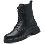 Bottines femme - tamaris - noir - cuir - fermeture  glissire - talon bloc 45mm