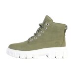 Bottines femme timberland cuir vert sombre - lacets nylon - confort exceptionnel