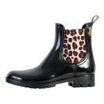 Bottines femme - les tropeziennes nea - noir / leopard - talon 2cm - confortable