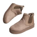 Bottines femme - vitata - marron - daim - talon carré - basse Bottines femme - vitata - marron - daim - talon carré - basse