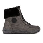 Bottine fourre platin marron gris femme romika