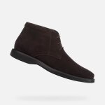 Bottines - geox - brayden coffee - impermables - respirantes - daim - nubuck
