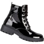 Bottines - geox - j casey - noir - lacets ronds - confort exceptionnel