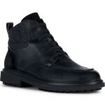 Bottines geox u36fbc 0ff22 c9999 noir chaussures homme - cuir - lacets - moyenne