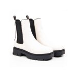 Boots - guess - femme - bisun logo 4g - blanc - synthtique